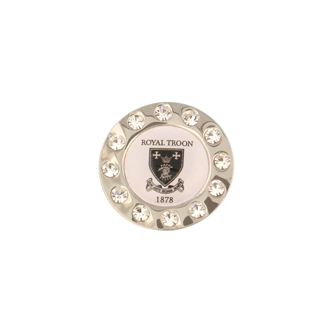 Chevron resin Gem Marker with Rhinestones
