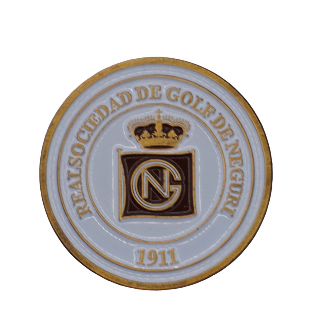 Chevron + 2 Marker Coin 25mm Embossed