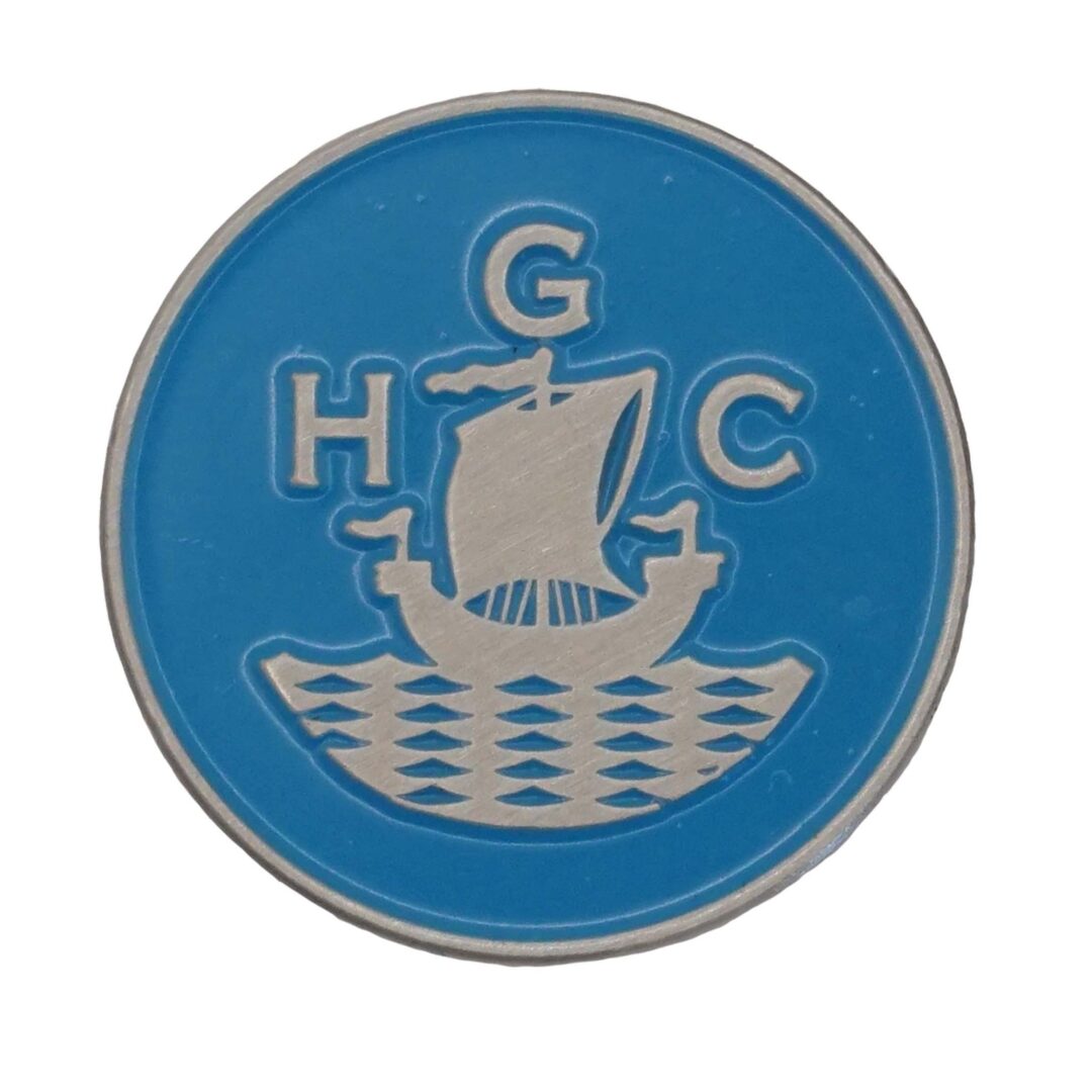 Chevron Marker Coin 25mm Embossed