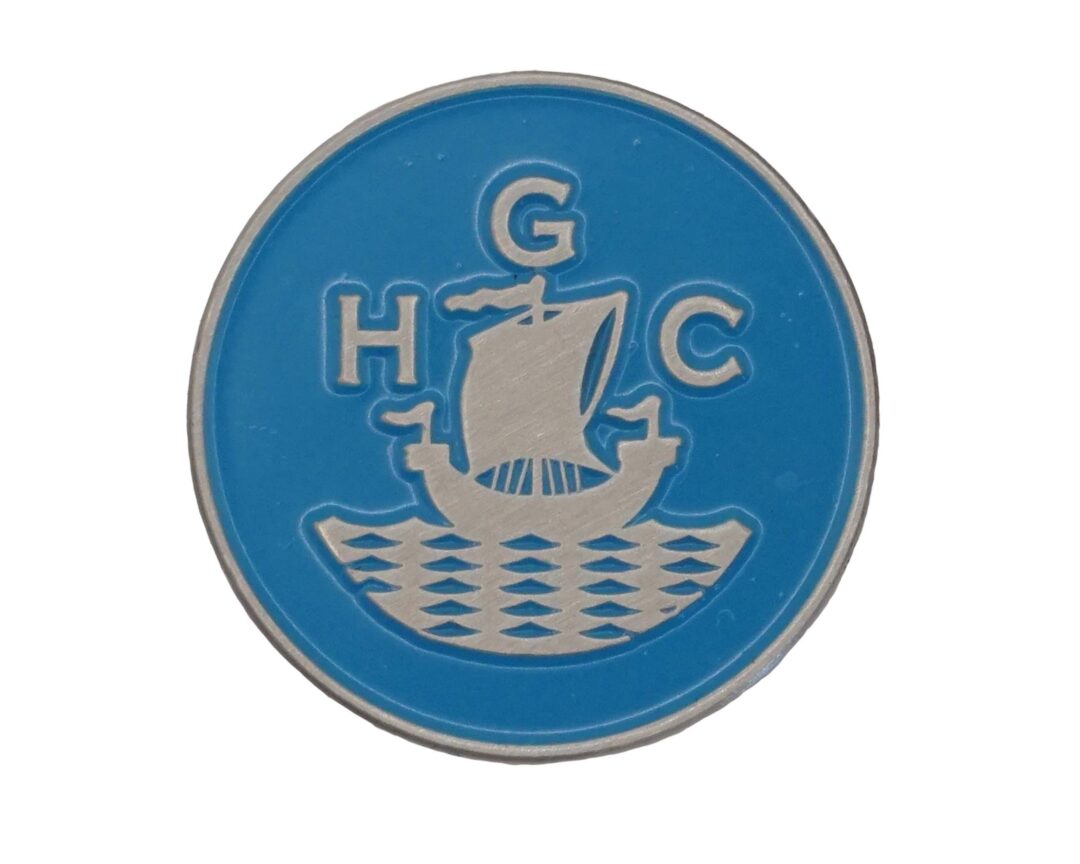 Chevron Marker Coin 25mm Embossed