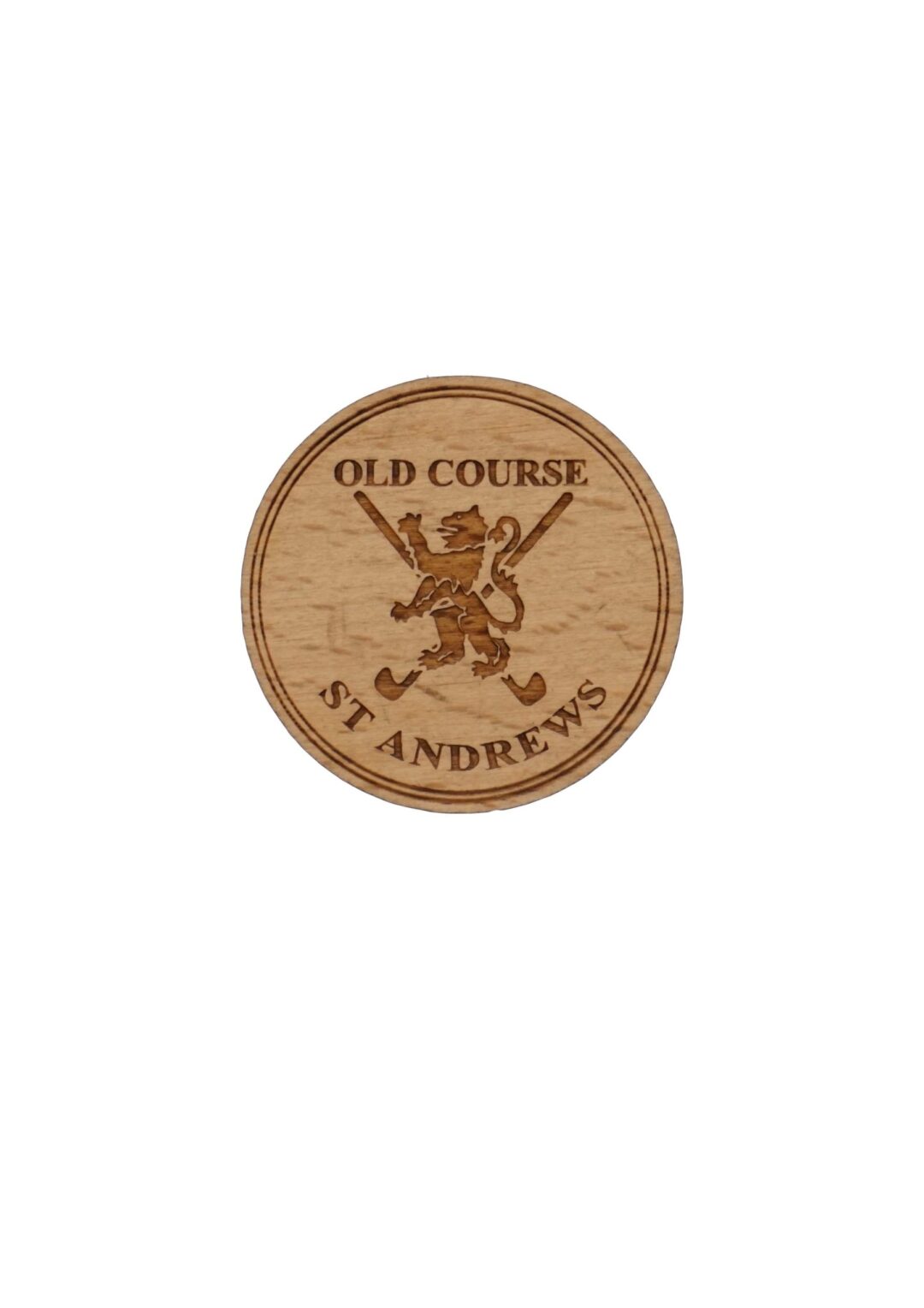 Wooden Marker - Laser engraved (flat) 40 mm - Image 4