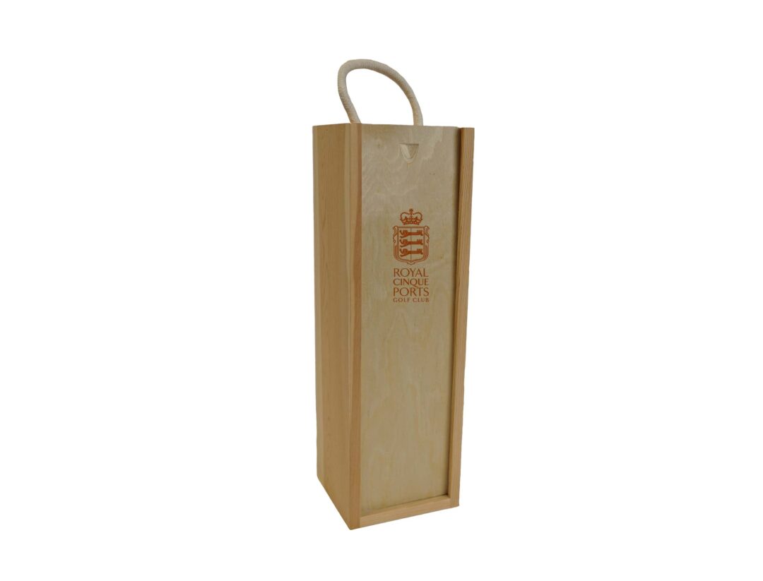 Wooden Bottle Box- Laser engraved